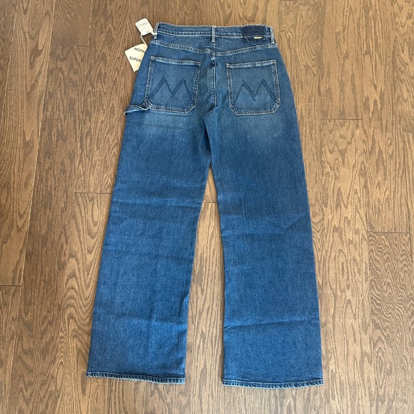 MOTHER Superior Denim The Lasso Utility Sneak Jeans Its a Small World Sz 30 NEW - Picture 3 of 14